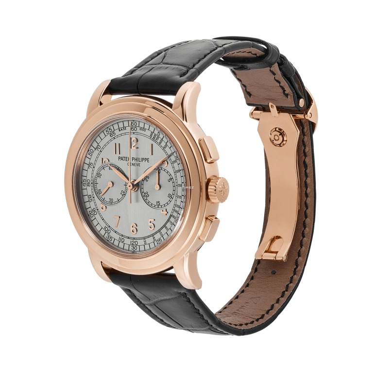 Patek Philippe,Complications 42mm,42mm,Red Gold,Silver,Handwound,Chronograph,60hours,5070R,5070R-001