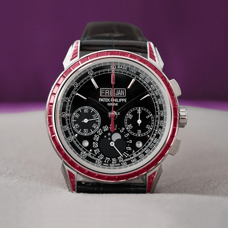Patek Philippe,Grand Complications 41mm,41mm,Platinum,Black,Handwound,Chronograph,Moonphase,Perpetual Calendar,Leap Year,65hours,In-house Caliber,5271,5271/12P-001