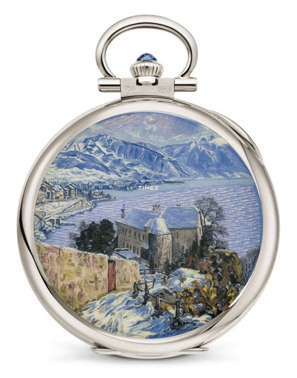 Patek Philippe,Pocket Watches ,White Gold,Blue,Handwound,42hours,In-house Caliber,992,992/184G-001