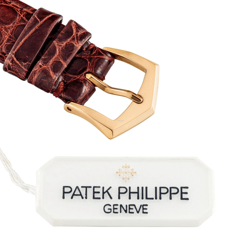 Patek Philippe,Gondolo 33.50x41mm,33.50x41mm,Rose Gold,Silver,Automatic,Day,Sapphire,5030R,5030R-001