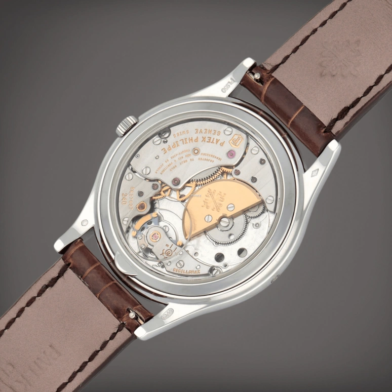 Patek Philippe,Complications 37.20mm,37.20mm,Platinum,Silver,Automatic,Moonphase,Perpetual Calendar,Annual Calendar,Month,48hours,In-house Caliber,5550P,5550P-001