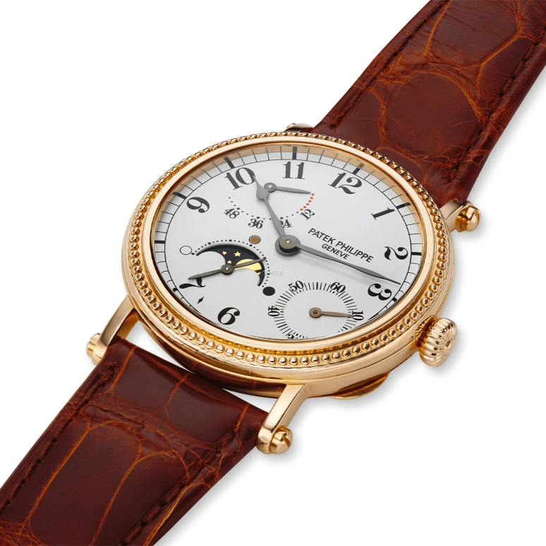Patek Philippe,Complications 36.60mm,36.60mm,Rose Gold,White,Automatic,Moonphase,Day,Power Reserve Indicator,5015R