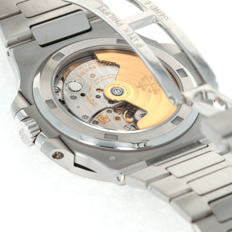 Patek Philippe,Nautilus 40mm,40mm,Platinum,White,Automatic,Day,45hours,5711,5711/112P-010