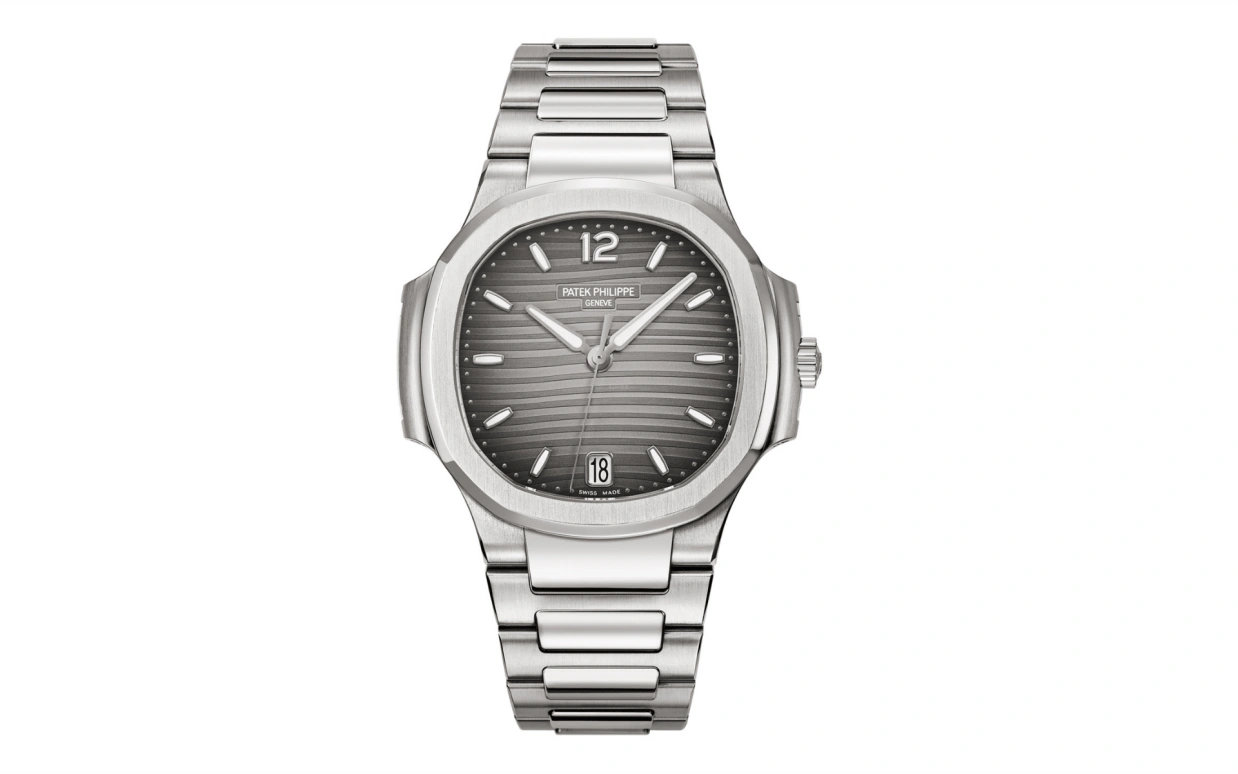 Patek Philippe,Nautilus 35.20mm,35.20mm,Stainless Steel,Grey,Automatic,Day,45hours,7118,7118/1A-011