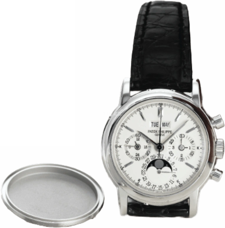 Patek Philippe,Grand Complications 36mm,36mm,Platinum,Silver,Handwound,Chronograph,Moonphase,Perpetual Calendar,Leap Year,60hours,In-house Caliber,3970EP,3970EP-021