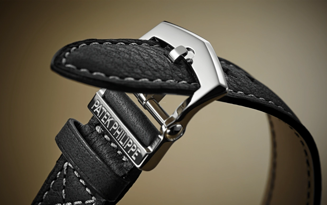 Patek Philippe,Complications 42.20mm,42.20mm,Platinum,Black,Automatic,Day,Dule Time,Alarm,Day / Night Indication,45hours,In-house Caliber,5520P,5520P-001