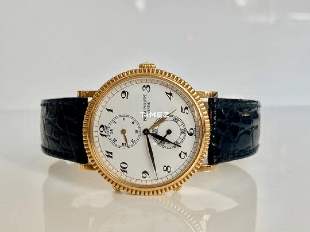 Patek Philippe,Grand Complications 34mm,34mm,Yellow Gold,White,Handwound,Dule Time,In-house Caliber,5034J,5034J-001