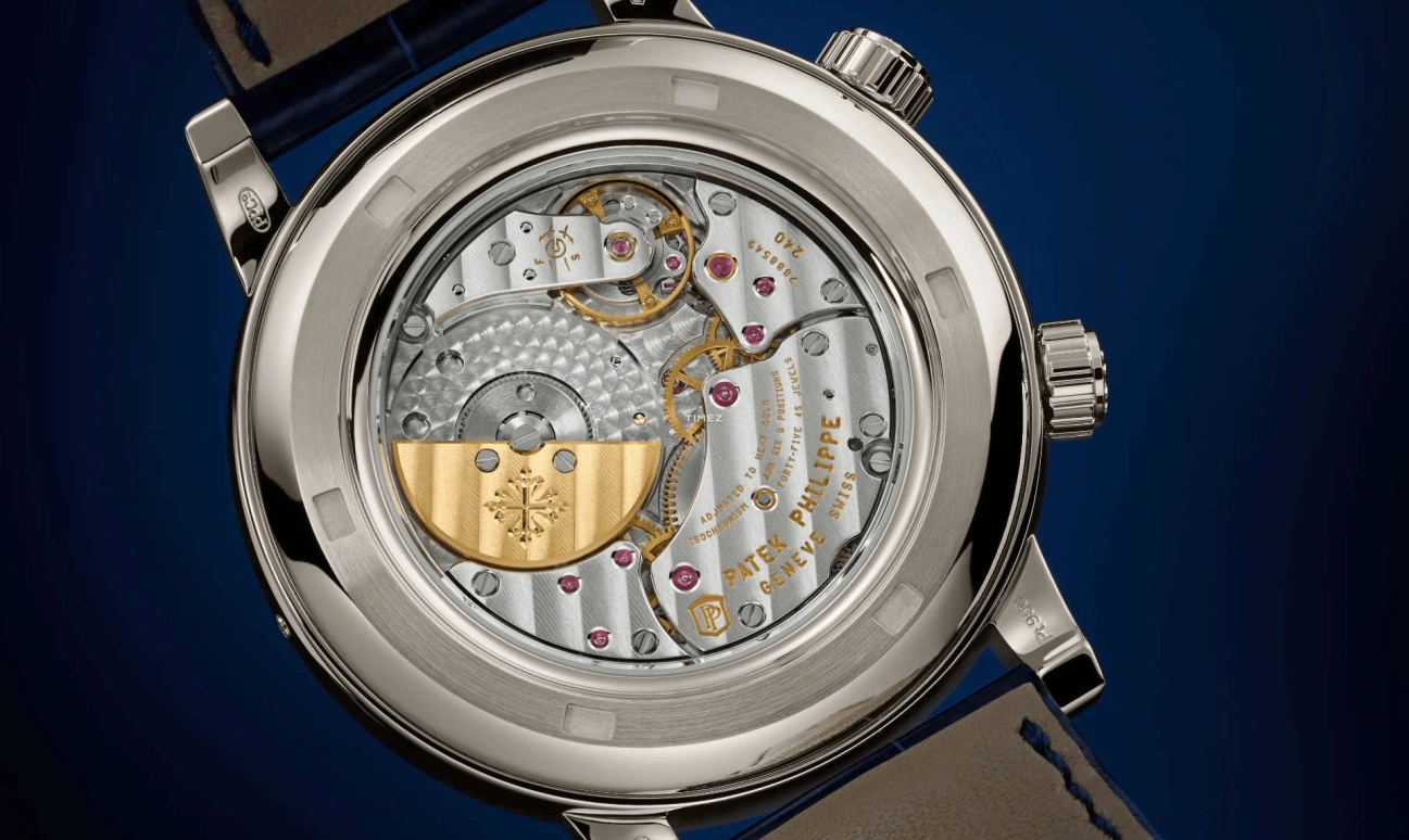 Patek Philippe,Grand Complications 44mm,44mm,Platinum,Blue,Automatic,Moonphase,Day,Sky Chart,6104P,6104P-010