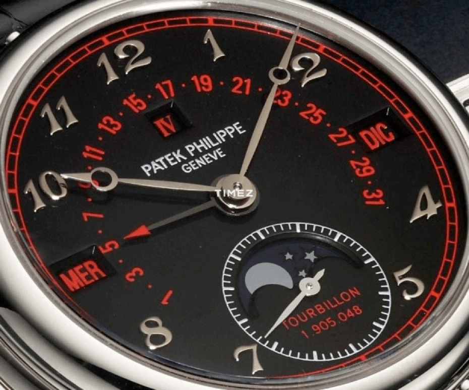 Patek Philippe,Grand Complications 39.50mm,39.50mm,Platinum,Black,Handwound,Moonphase,Perpetual Calendar,Leap Year,Month,48hours,In-house Caliber,5016P RED
