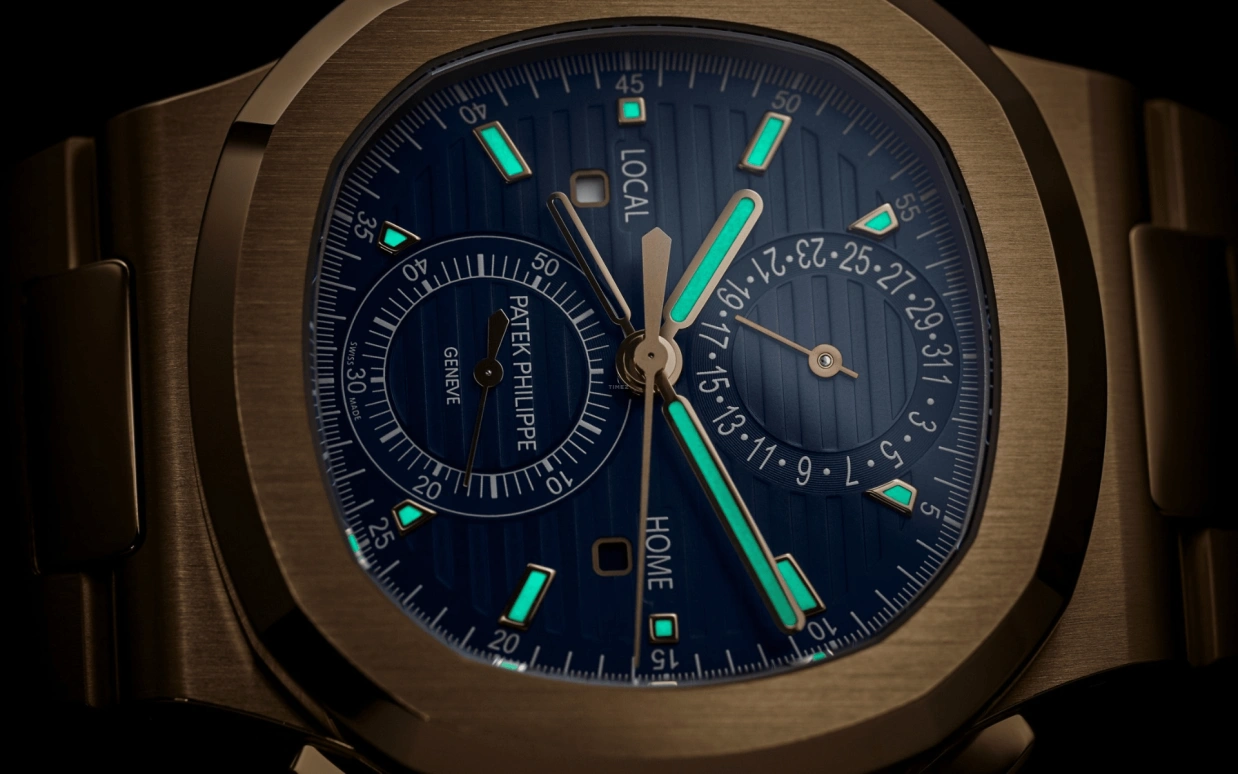 Patek Philippe,Nautilus 40.50mm,40.50mm,Rose Gold,Blue,Automatic,Chronograph,Day,Dule Time,Flyback,55hours,In-house Caliber,Lautaro Martínez,Jesse Lingard,JAY-Z,Jazzy,JAY Z,5990,5990/1R-001