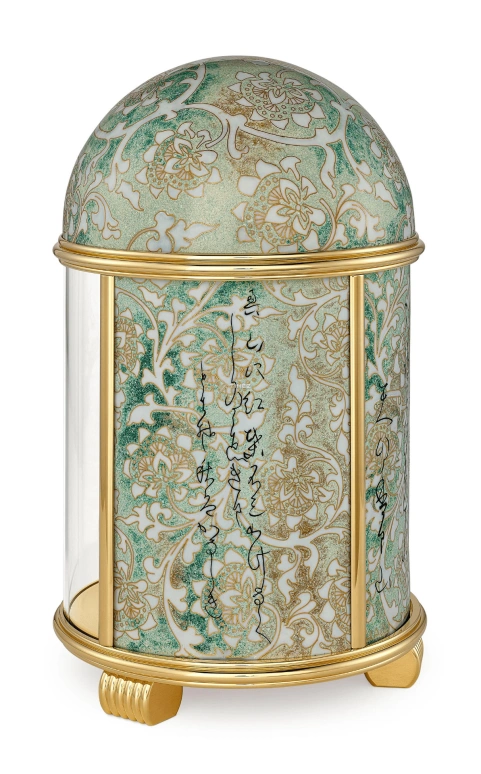 Patek Philippe,Dome Clocks ,Green,Multi-Color,Electromechanical,In-house Caliber,Green,Colorful,Enamel,20140M,20140M-001