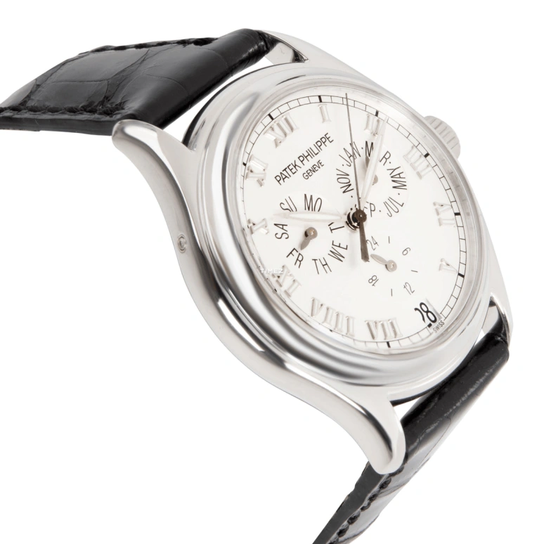 Patek Philippe,Grand Complications 36mm,36mm,Platinum,White,Automatic,Annual Calendar,Month,Date,Day,48hours,In-house Caliber,5035P,5035P-024