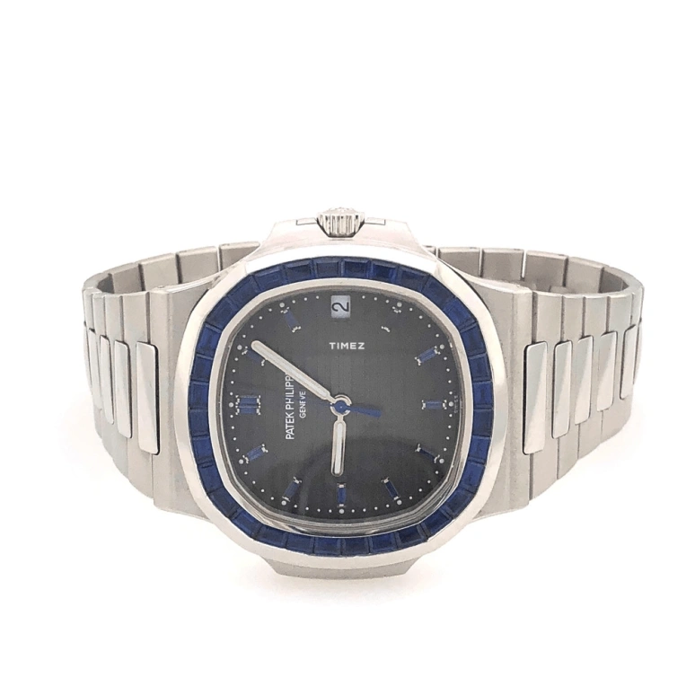 Patek Philippe,Nautilus 40mm,40mm,Platinum,Black,Automatic,Day,45hours,Lionel Messi,La Pulga,5711,5711/111P-001