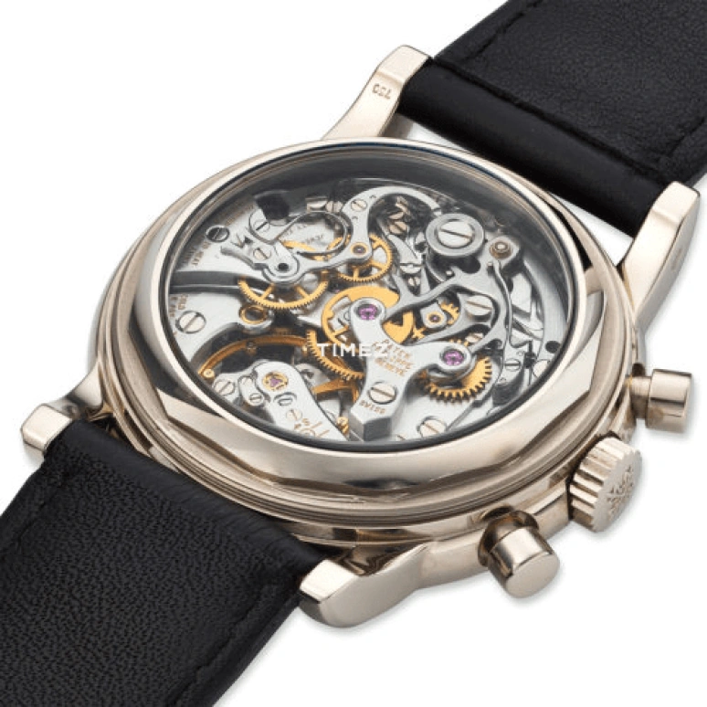 Patek Philippe,Grand Complications 36mm,36mm,White Gold,Silver,Handwound,Chronograph,Moonphase,Perpetual Calendar,Leap Year,60hours,In-house Caliber,3970EG,3970EG-022
