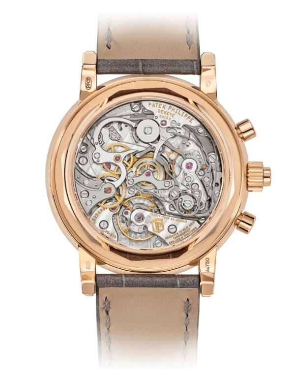 Patek Philippe,Grand Complications 40.20mm,40.20mm,Rose Gold,Grey,Handwound,Chronograph,Moonphase,Perpetual Calendar,Leap Year,65hours,In-house Caliber,5204R,5204R-011