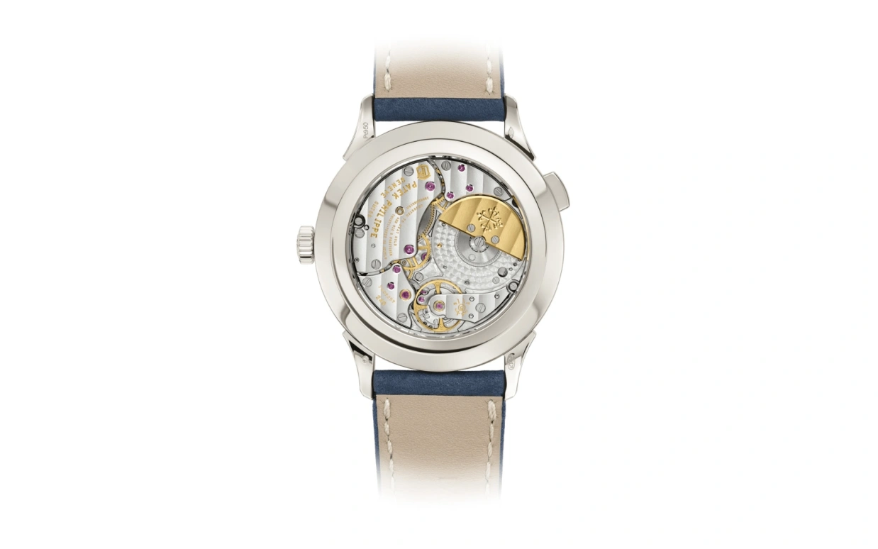 Patek Philippe,Complications 38.50mm,38.50mm,Platinum,Blue,Automatic,Moonphase,Day,World Time,5230P,5230P-001