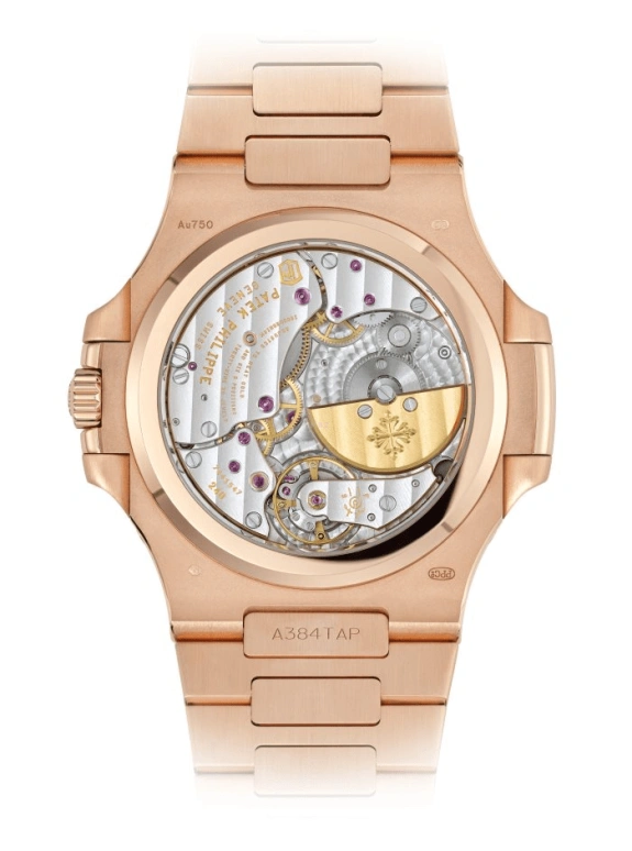 Patek Philippe,Nautilus 40mm,40mm,Rose Gold,Coffee,Gradient,Brown,Automatic,Moonphase,Day,Power Reserve Indicator,Odell Cornelious Beckham,Odell Beckham Jr.,Jack Grealish,Sfera Ebbasta,Lionel Messi,LeBron James,Ben Simmons,La Pulga,GOAT,OBJ,5712,5712/1R-001