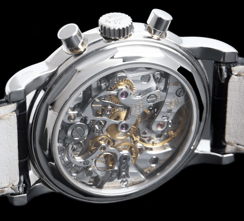 Patek Philippe,Grand Complications 36mm,36mm,White Gold,Black,Handwound,Chronograph,Moonphase,Perpetual Calendar,Leap Year,60hours,In-house Caliber,3970EP,3970EP-029