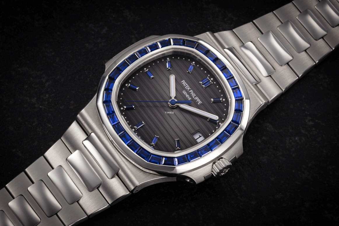 Patek Philippe,Nautilus 40mm,40mm,Platinum,Black,Automatic,Day,45hours,Lionel Messi,La Pulga,5711,5711/111P-001