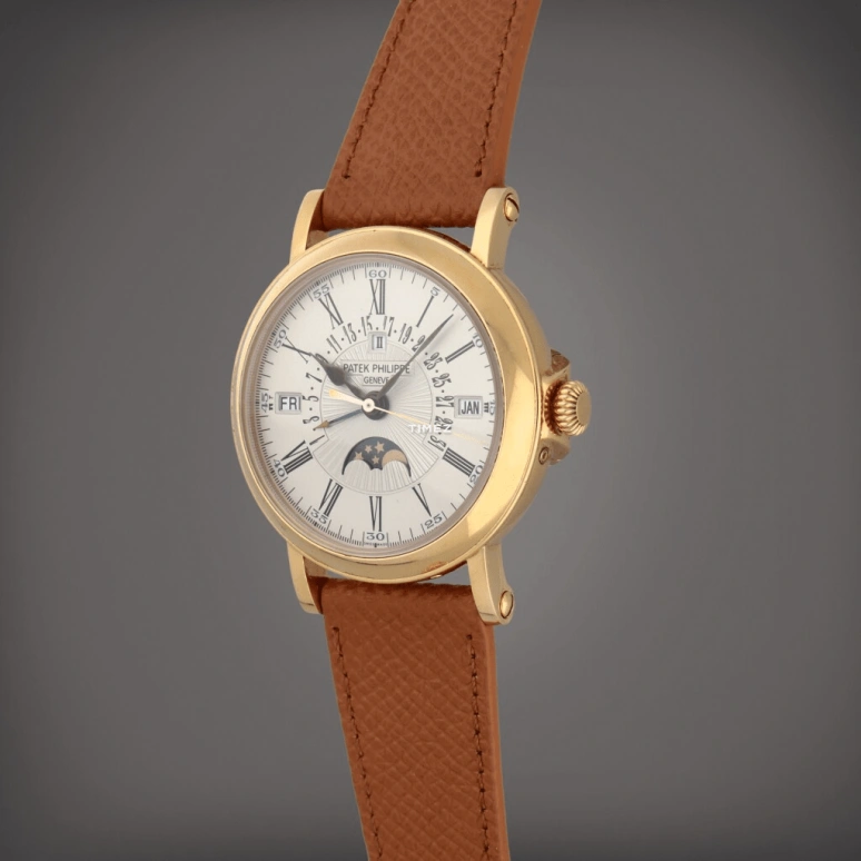 Patek Philippe,Grand Complications 38mm,38mm,Rose Gold,Silver,Automatic,Moonphase,Perpetual Calendar,Leap Year,Date,45hours,In-house Caliber,5159R,5159R-001