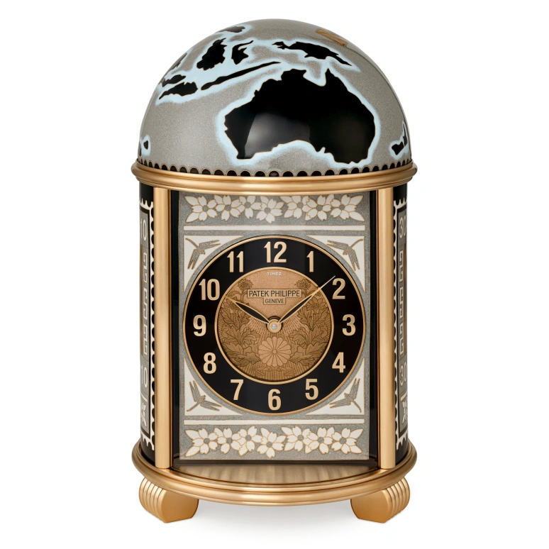 Patek Philippe,Dome Clocks ,Black,Brown,Electromechanical,In-house Caliber,Black,Gray,Enamel,20141M,20141M-001