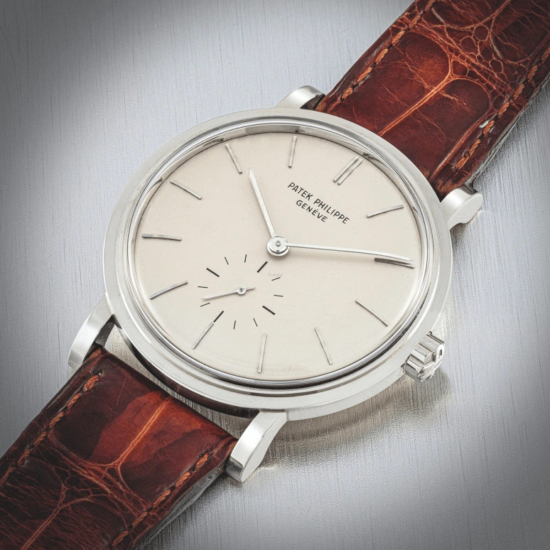 Patek Philippe,Calatrava 35mm,35mm,White Gold,Silver White,Automatic,In-house Caliber,Sapphire,3415G