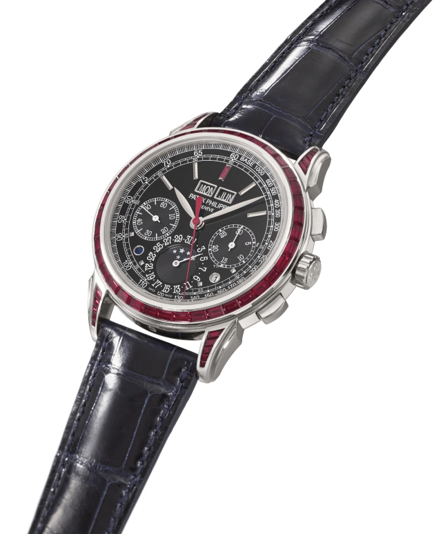 Patek Philippe,Grand Complications 41mm,41mm,Platinum,Black,Handwound,Chronograph,Moonphase,Perpetual Calendar,Leap Year,65hours,In-house Caliber,5271,5271/12P-001