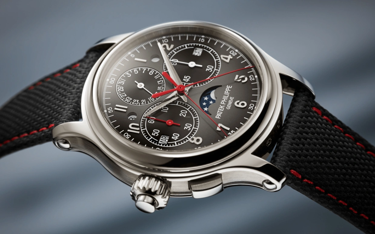 Patek Philippe,Grand Complications 38.30mm,38.30mm,Platinum,Gradient,Black,Handwound,Monopoussoir,Moonphase,Perpetual Calendar,Leap Year,48hours,In-house Caliber,5373P,5373P-001