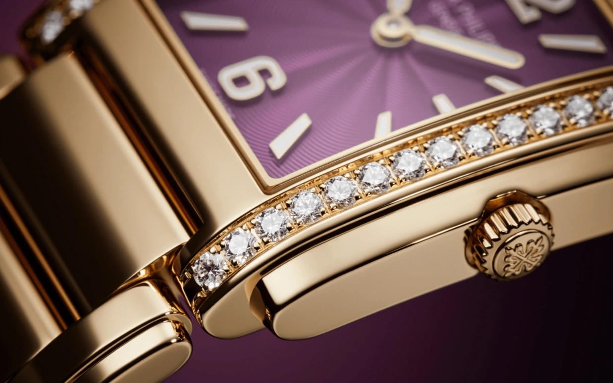 Patek Philippe,Twenty~4 25.10x30mm,25.10x30mm,Rose Gold,Purple,Quartz,In-house Caliber,Sapphire,Crystal Glass,Ben Chilwell,4910,4910/1201R-010