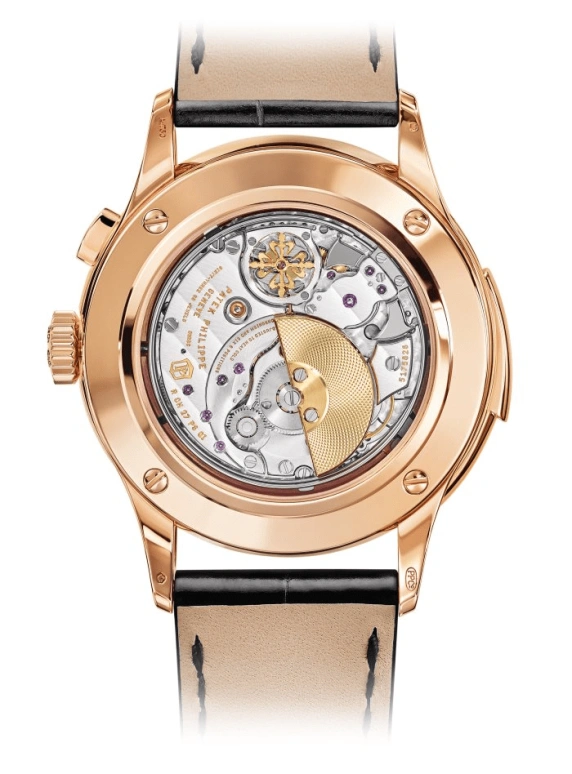 Patek Philippe,Grand Complications 42mm,42mm,Rose Gold,Black,Automatic,Chronograph,Monopoussoir,Moonphase,Perpetual Calendar,48hours,In-house Caliber,5208R,5208R-001