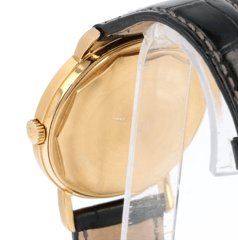 Patek Philippe,Calatrava 35mm,35mm,Yellow Gold,Gold,Automatic,Day,Sapphire,Crystal Glass,3445J