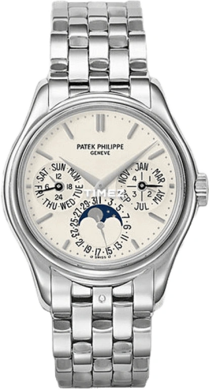 Patek Philippe,Grand Complications 36.50mm,36.50mm,White Gold,White,Automatic,Moonphase,Perpetual Calendar,Leap Year,Month,48hours,In-house Caliber,5136,5136/1G-001