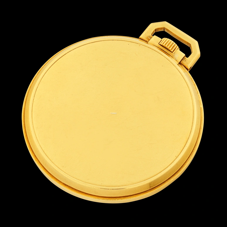 Patek Philippe,Pocket Watches 44mm,44mm,Yellow Gold,Silver White,Handwound,Sapphire,Round,600J