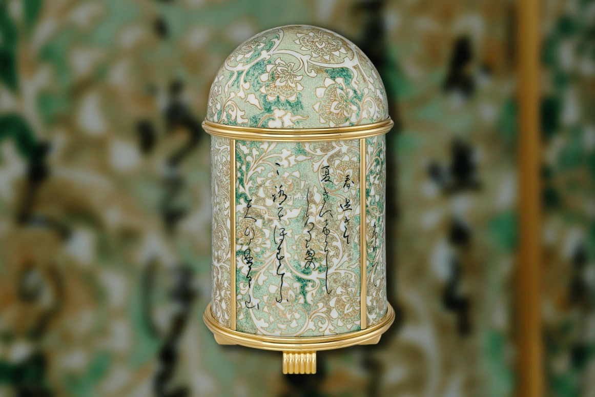 Patek Philippe,Dome Clocks ,Green,Multi-Color,Electromechanical,In-house Caliber,Green,Colorful,Enamel,20140M,20140M-001