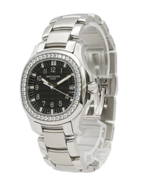 Patek Philippe,Aquanaut 35.20mm,35.20mm,Stainless Steel,Black,Quartz,Day,In-house Caliber,5087,5087/1A-001