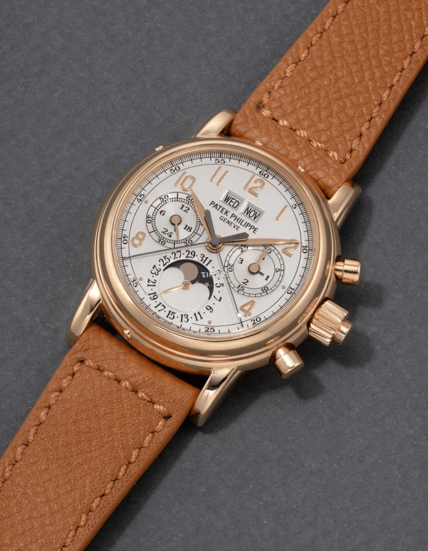 Patek Philippe,Grand Complications 37.60mm,37.60mm,Rose Gold,White,Handwound,Chronograph,Moonphase,Perpetual Calendar,Leap Year,60hours,In-house Caliber,5004R,5004R-014