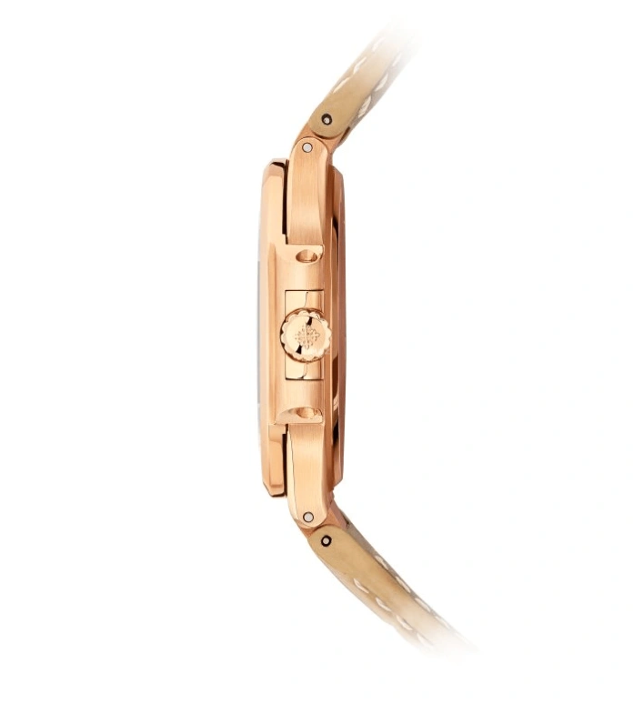 Patek Philippe,Nautilus 32mm,32mm,Rose Gold,White,Quartz,Day,In-house Caliber,7010R,7010R-011