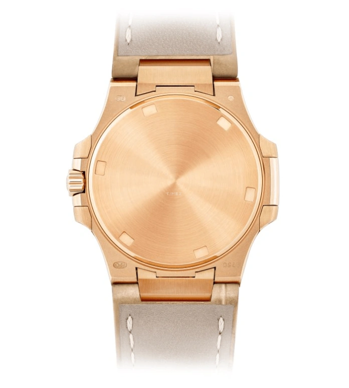 Patek Philippe,Nautilus 32mm,32mm,Rose Gold,White,Quartz,Day,In-house Caliber,7010R,7010R-011