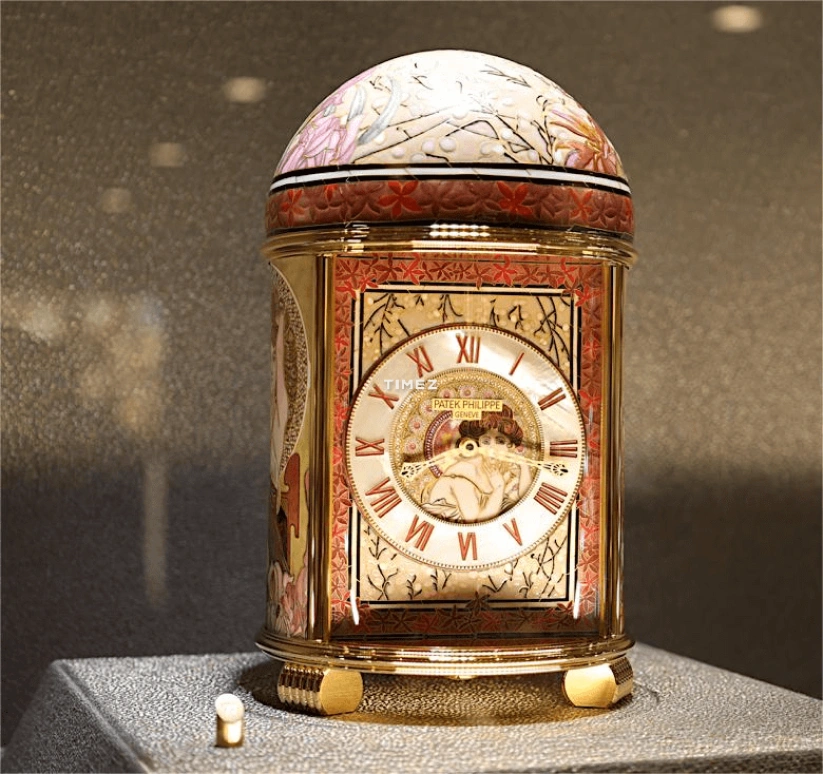 Patek Philippe,Dome Clocks ,Yellow Gold,Gold,Multi-Color,Electromechanical,In-house Caliber,Enamel,20157M,20157M-001