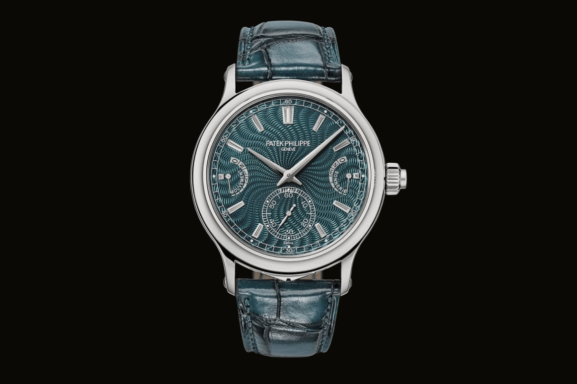 Patek Philippe,Gondolo 44.80mm,44.80mm,Stainless Steel,Blue,Green,Handwound,Power Reserve Indicator,Minute Repeater,Grande Sonnerie,Petite Sonnerie,72hours,In-house Caliber,6301A,6301A-010