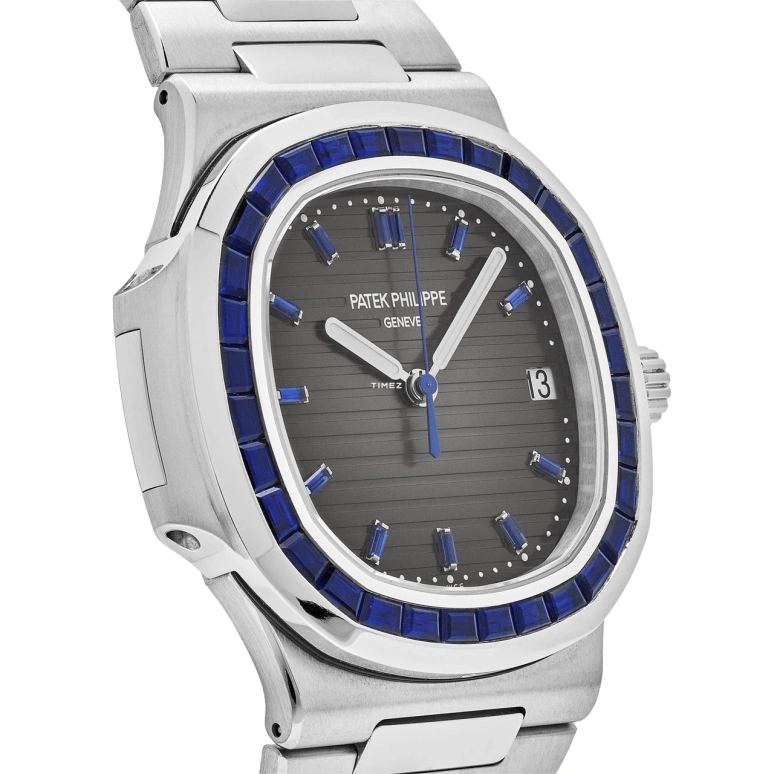 Patek Philippe,Nautilus 40mm,40mm,Platinum,Black,Automatic,Day,45hours,Lionel Messi,La Pulga,5711,5711/111P-001
