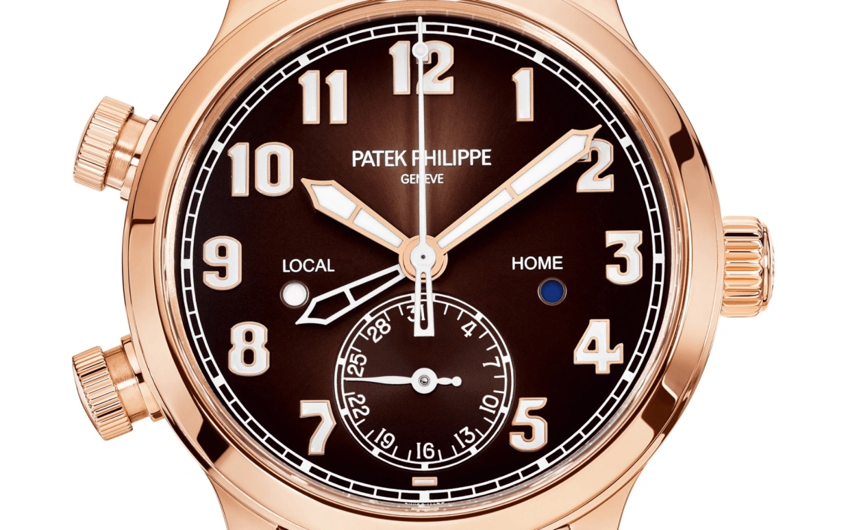Patek Philippe,Complications 37.50mm,37.50mm,Rose Gold,Brown,Automatic,Day,Dule Time,Day / Night Indication,7234R,7234R-001