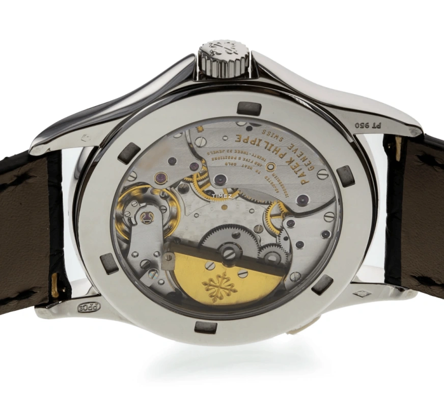 Patek Philippe,Complications 37mm,37mm,Platinum,Grey,Automatic,World Time,Day / Night Indication,5110P,5110P-001