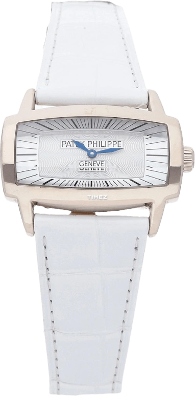 Patek Philippe,Gondolo 37.20x22.40mm,37.20x22.40mm,White Gold,White,Quartz,In-house Caliber,Sapphire,Crystal Glass,4980G,4980G-001