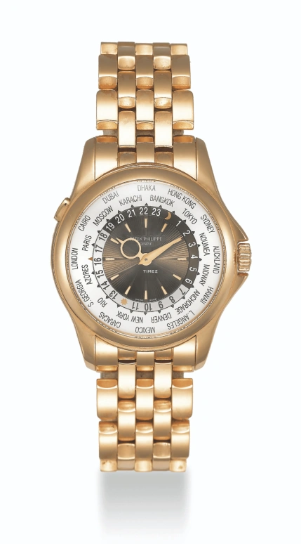 Patek Philippe,Complications 39.50mm,39.50mm,Rose Gold,Silver White,Brown,Automatic,World Time,Day / Night Indication,5130,5130/1R-001