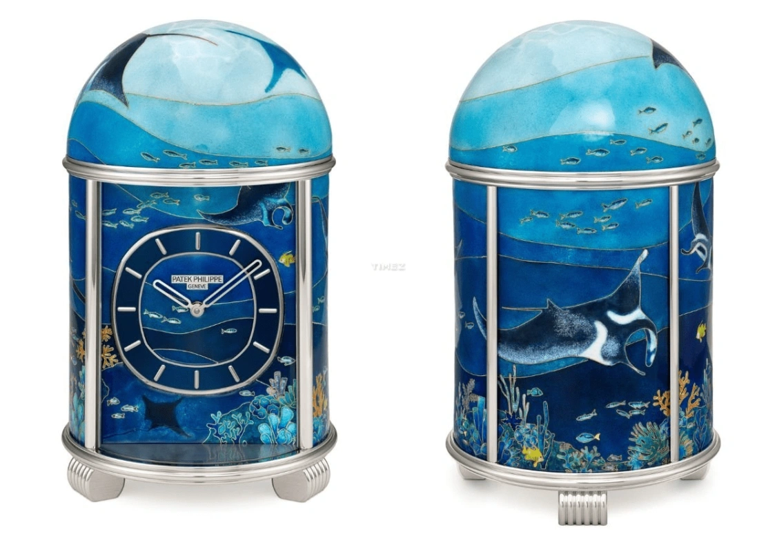 Patek Philippe,Dome Clocks ,Blue,Electromechanical,In-house Caliber,Enamel,20131M,20131M-001