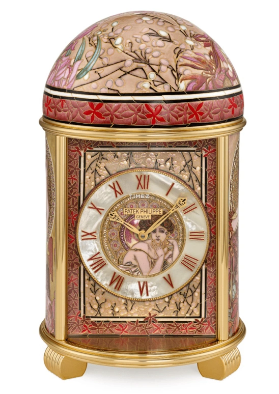 Patek Philippe,Dome Clocks ,Yellow Gold,Gold,Multi-Color,Electromechanical,In-house Caliber,Enamel,20157M,20157M-001