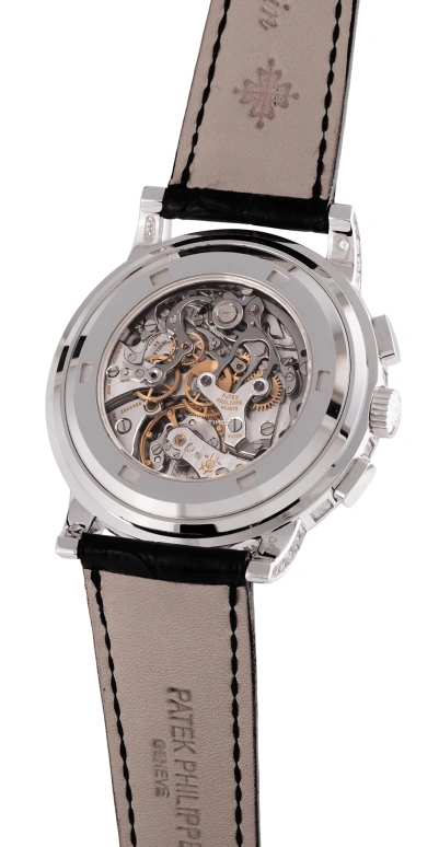 Patek Philippe,Complications 42mm,42mm,White Gold,Black,Handwound,Chronograph,60hours,5071G,5071G-001