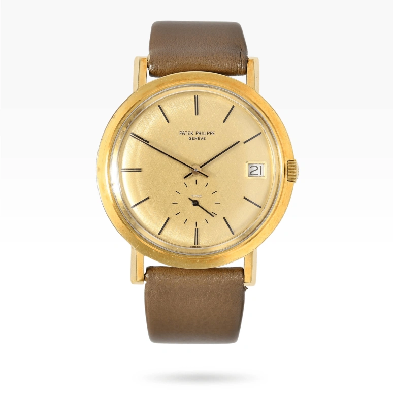 Patek Philippe,Calatrava 36mm,36mm,Yellow Gold,Champagne,Automatic,In-house Caliber,Sapphire,Crystal Glass,3541J