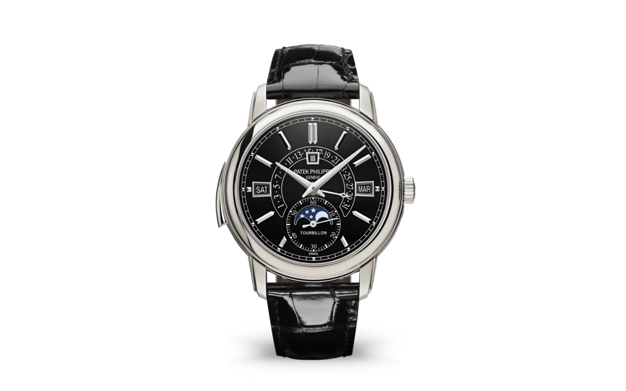 Patek Philippe,Grand Complications 40.20mm,40.20mm,Platinum,Black,Handwound,Moonphase,Perpetual Calendar,Leap Year,Month,48hours,In-house Caliber,5316P,5316P-001